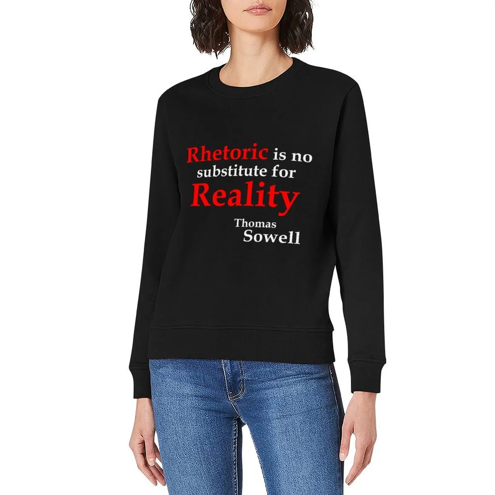 Rhetoric ليس بديلًا... (BlackT) بلوفر رجالي ملابس جرافيك تي شيرت رجالي يرتدين ملابس رجالية سويت شيرت #3