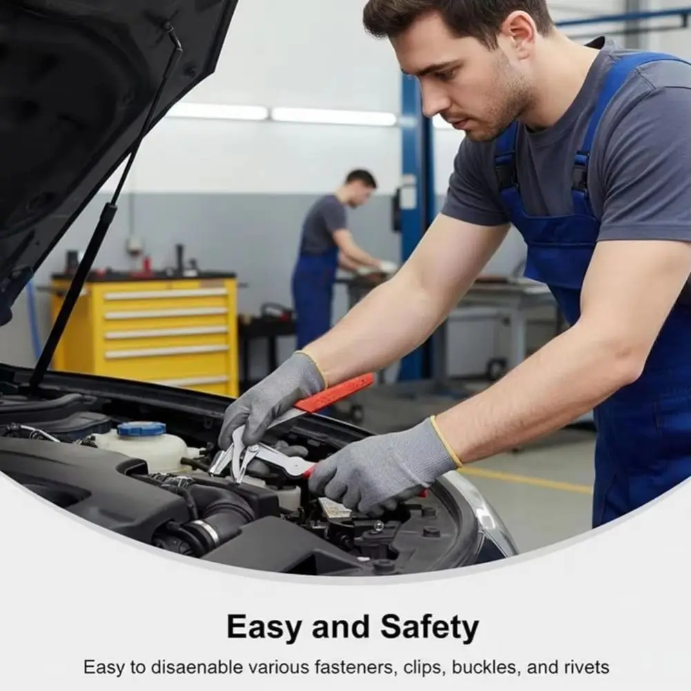 

Anti-Slip Grip Automotive Disassembly Pliers Heavy-Duty Durable Panel Clip Removal Pliers Easy Removal Save Effort
