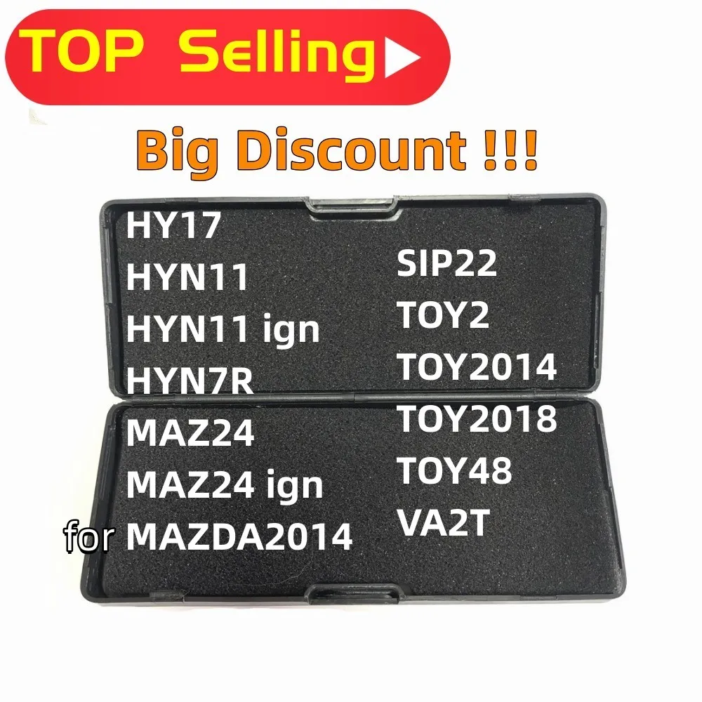 lishi 2 in 1 tool HY17 HYN11 HYN11IGN HYN7R MAZ24 MAZ24IGN for MAZDA2014 SIP22 TOY2 TOY2014 TOY2018 TOY48 VA2T Top selling type