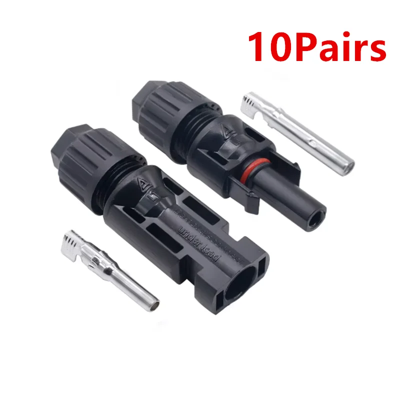 5, 10, 20 Paar Solar-PV-Steckverbinder, männlich und weiblich, 1000 VDC, 30 A, Solarpanel-Abzweigverbinder für PV-Kabel 2,5/4/6 mm²