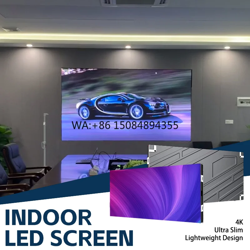 

High Refresh P1.2P1.5P2P2.5 Indoor Fine Pitch LED Module 4K Video Wall for Commercial Use