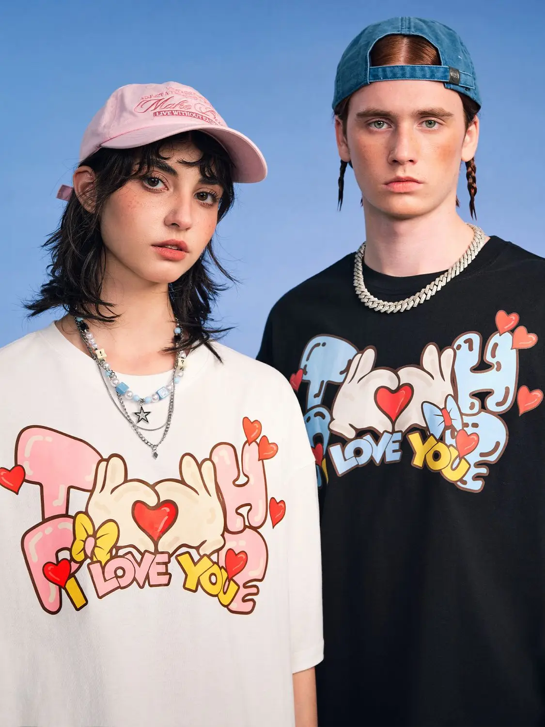 

American Trendy Designer Cotton Short Sleeved T-shirt Summer New Casual Loose Couple Graphic T Shirts Unisex Grunge Y2k Top