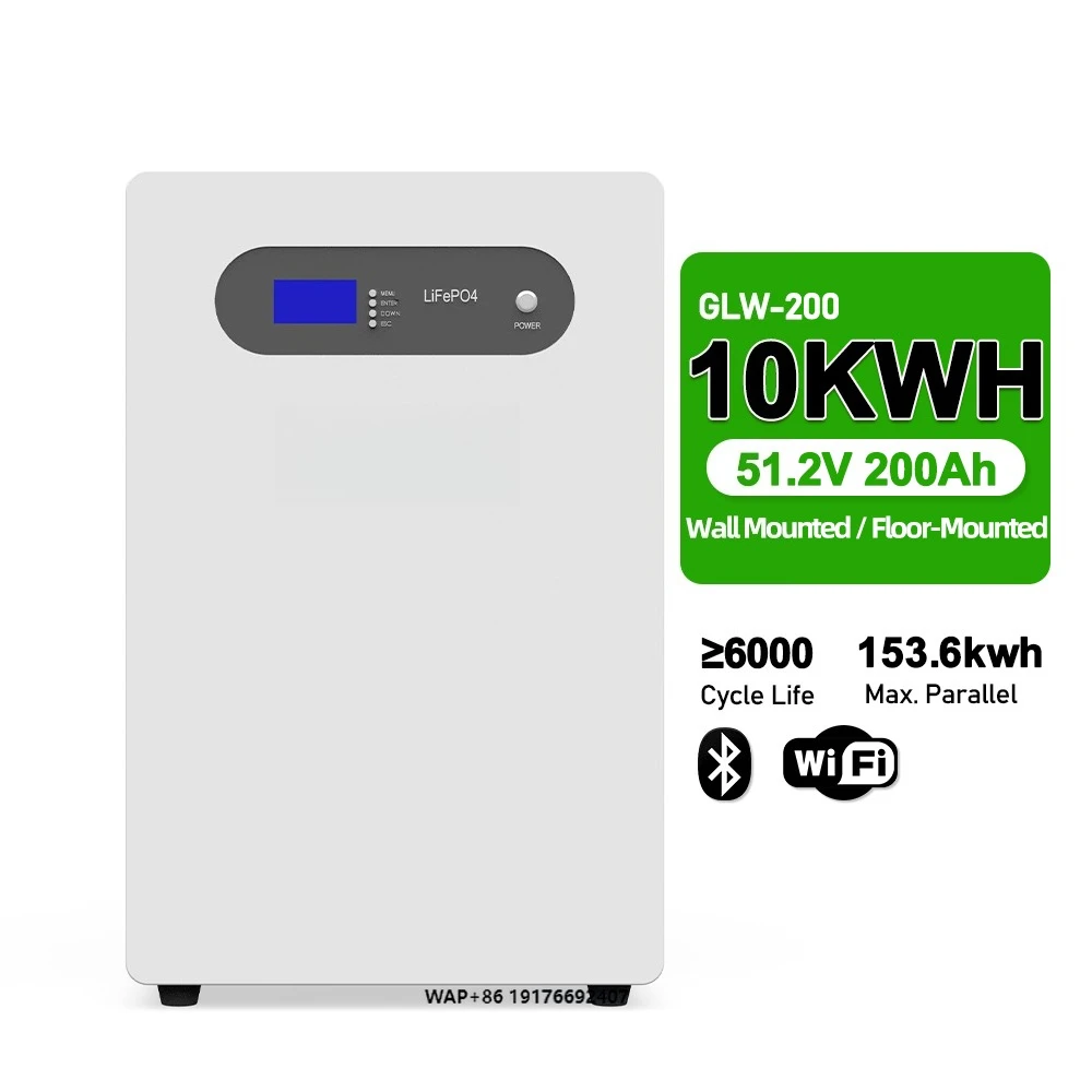 

Factory 10Kwh 20Kwh 30Kwh 90%DOC 51.2V 200ah LiFePO4 Battery 10kw Battery Solar System Buy for Home