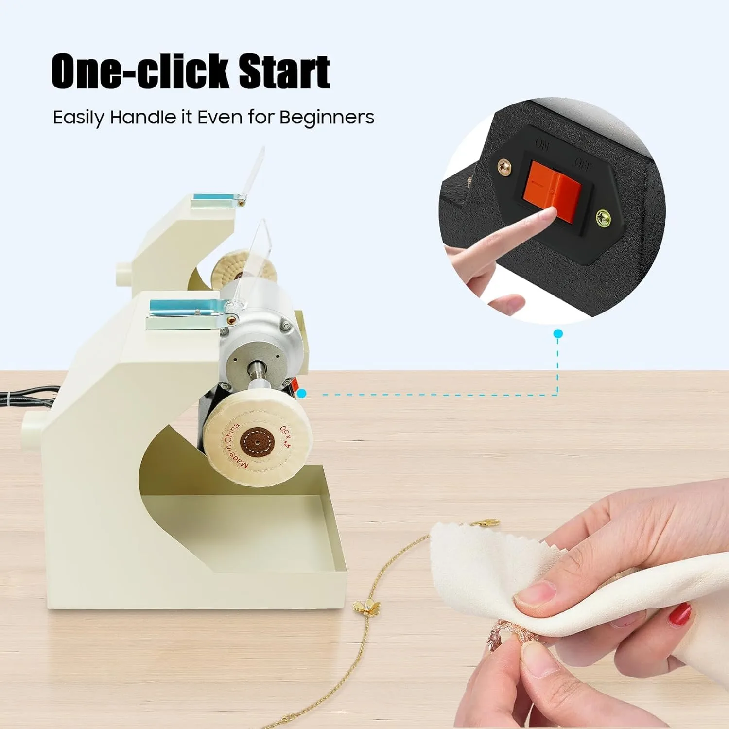 

Ювелирный инструмент 110В, зуботехнический токарный станок-полировщик 550Вт, 3000 об/мин, для литья ювелирных изделий