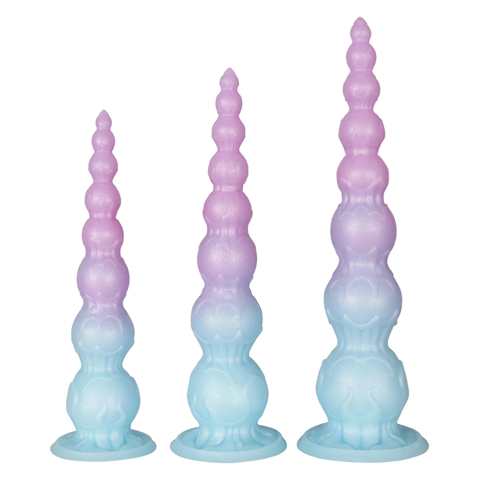 Super Long Fantasy Anal Plug Huge Soft Silicone Butt Plug Beads Balls Training Expander Dilator Adult Set Toys for Women Man Gay