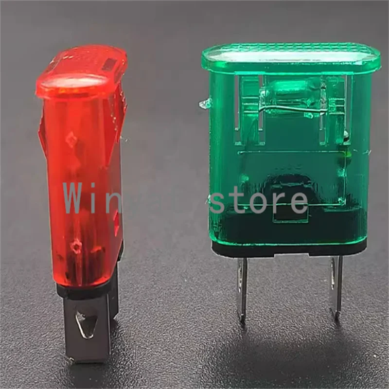 2PCS XCD1 indicator light, refrigerator and freezer dedicated signal light, jelly indicator light, 220V red and green dual color