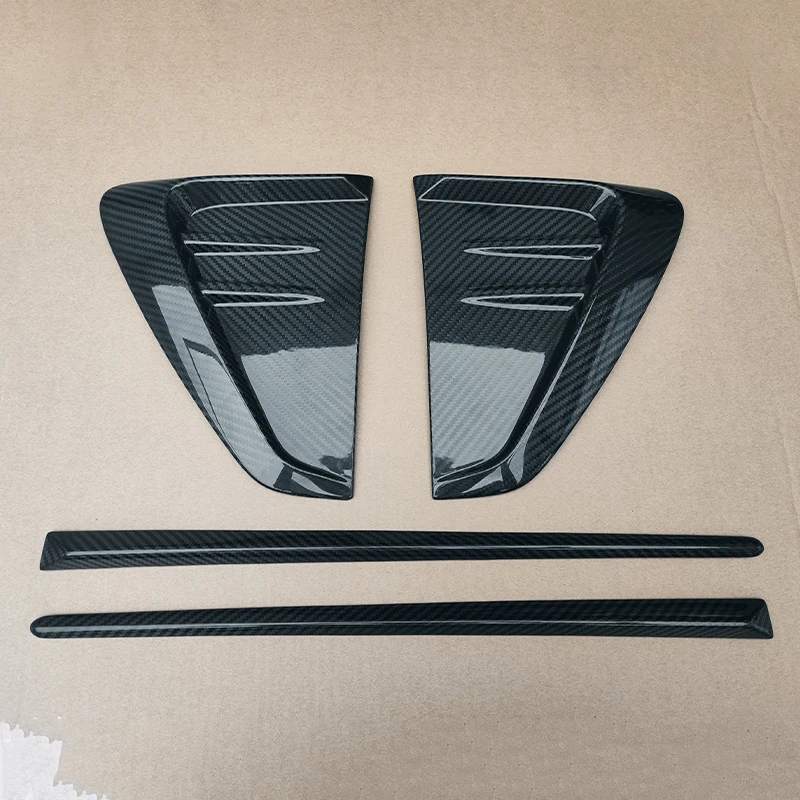 

dry carbon fiber material MSY-style front door trim fender vent trim for porsche cayenne 9Y0.1 2018-2023