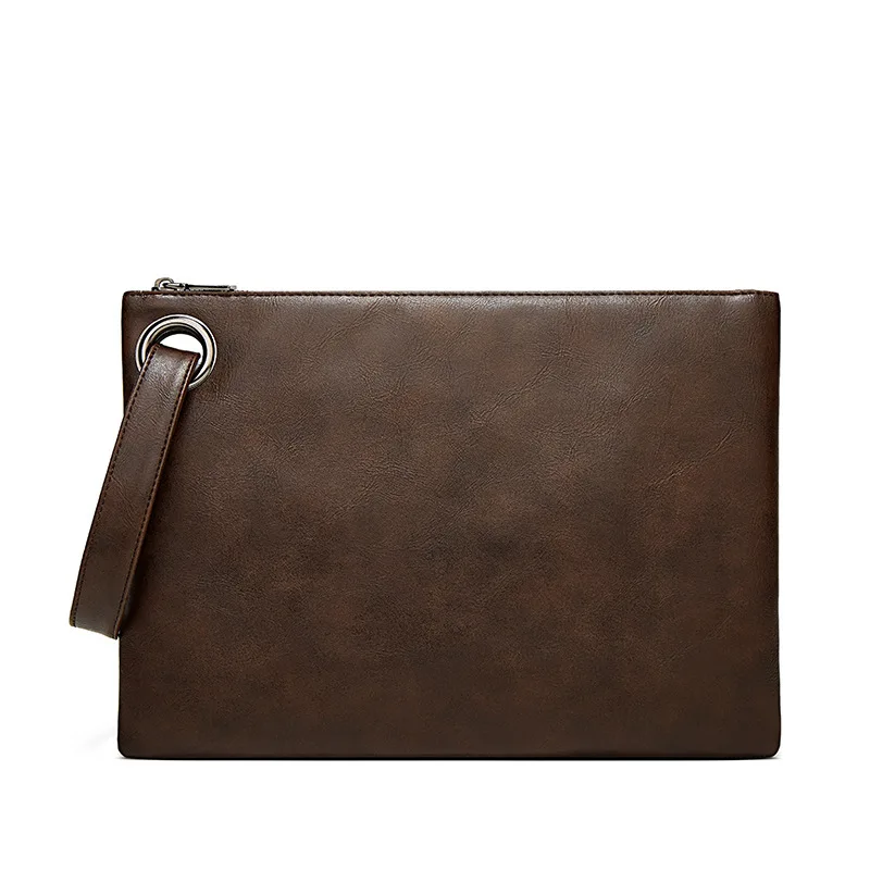 New Men's Clutch Bag with Large Capacity for Everyday Business and Commuting