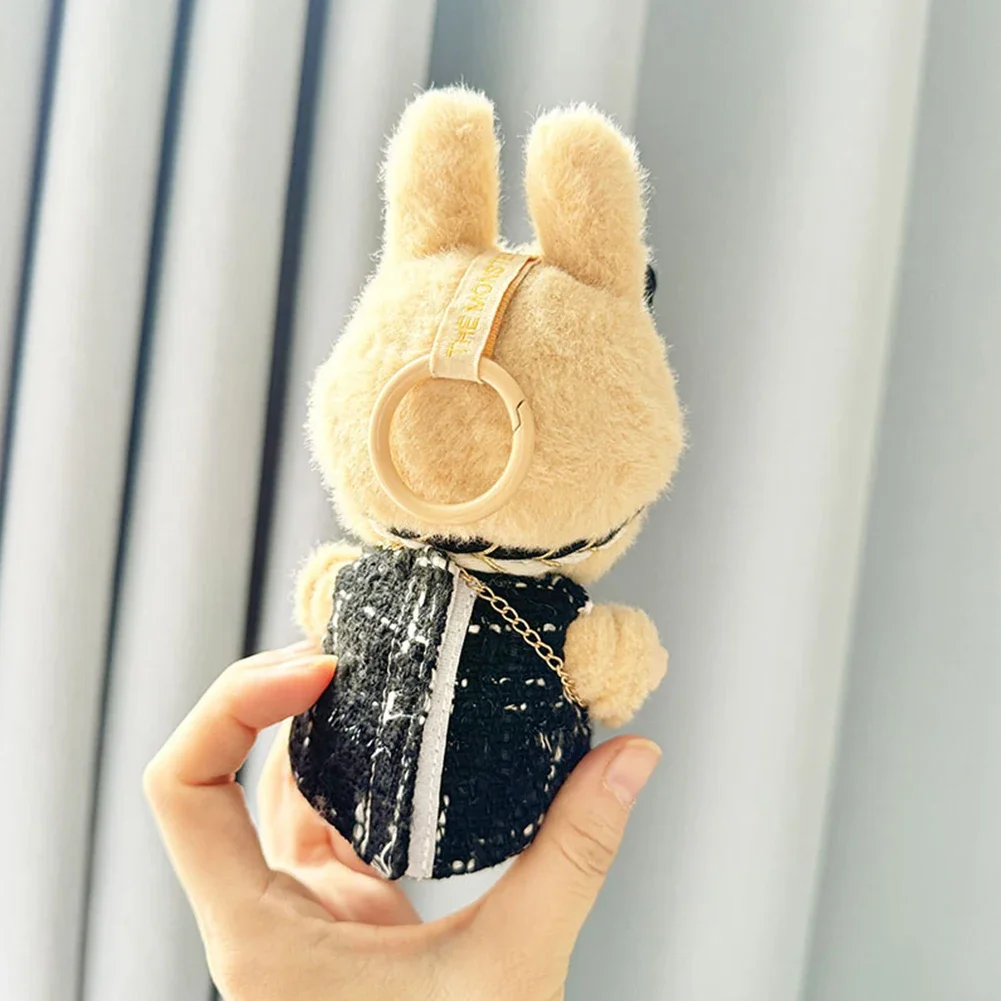 Mini vêtements de course en peluche Kpop, costume de robe noire, accessoires de tenue, cadeau de vêtements, Corée Exo Labubu Idol V1 V2, 17cm