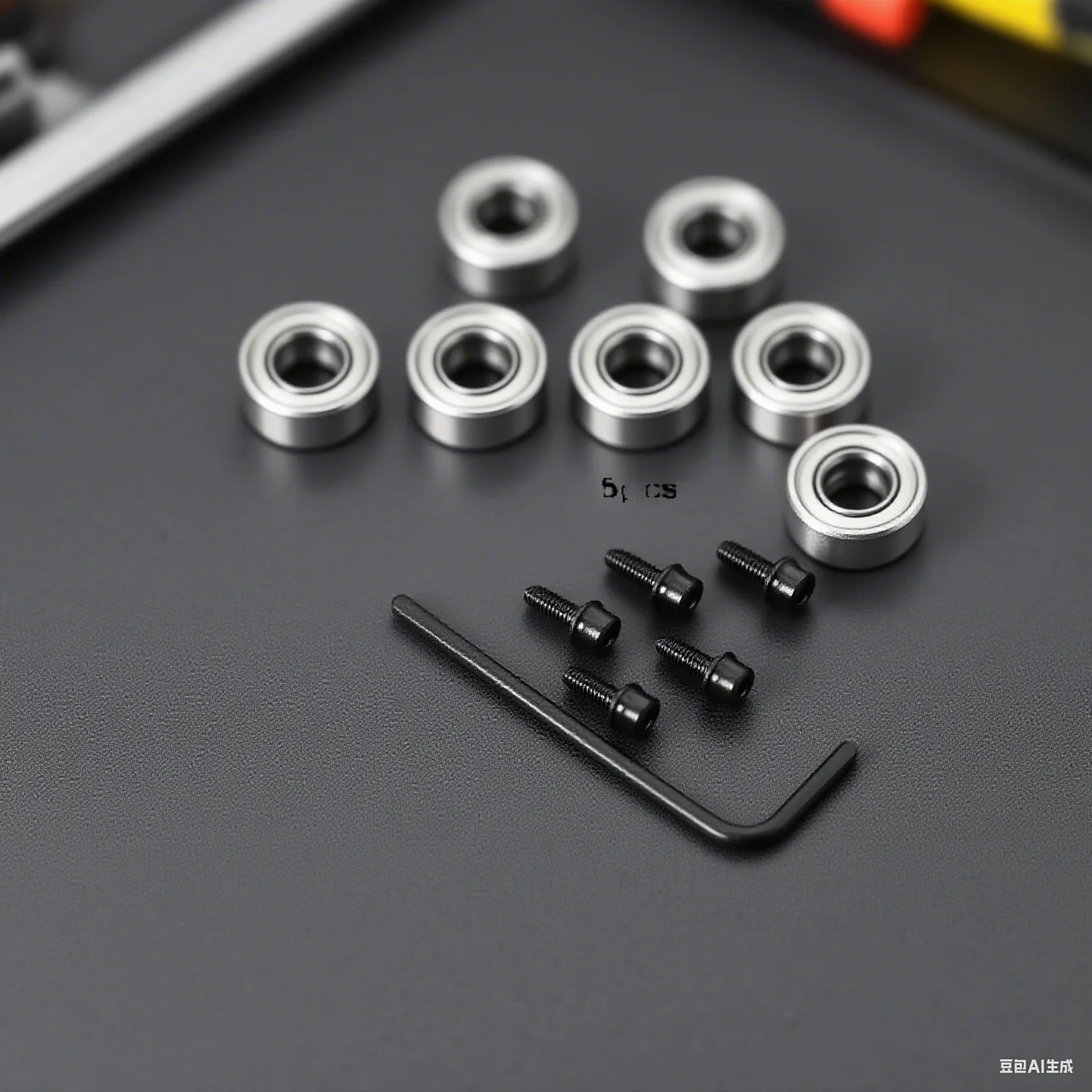 

Drill Bit Repair Bearing Kit Power Tool For Flush Trim Inner 4.76 Outer 9.52mm Milling Head Bearing / Set Screw / Hex Wrench
