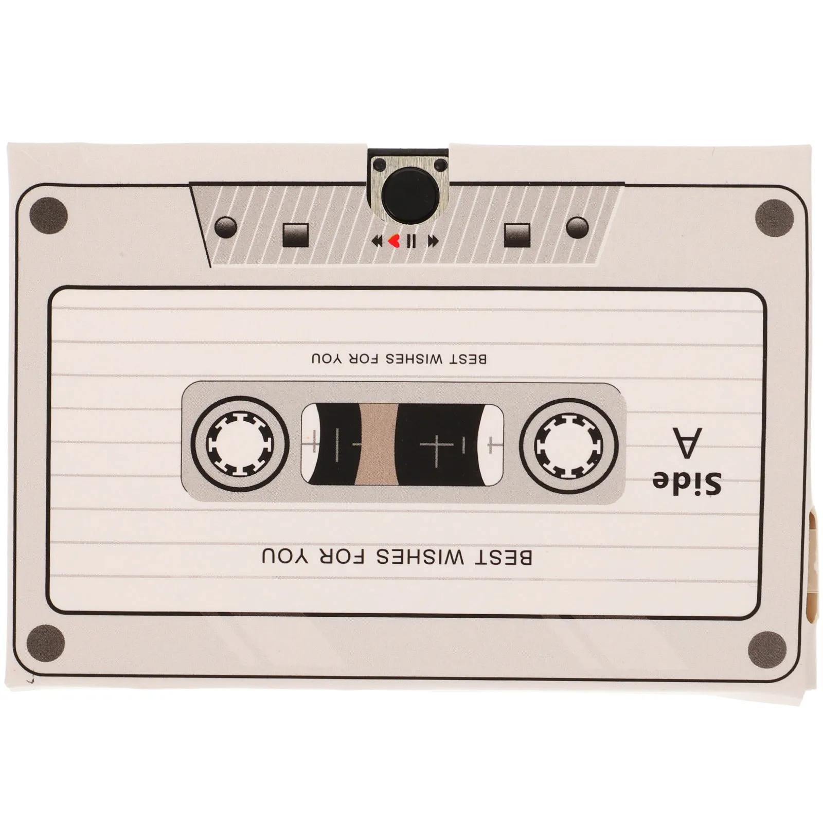 

Voice Recording Greeting Card Cassette Recordable Birthday Card Retro Style Audio Recording Message Gift