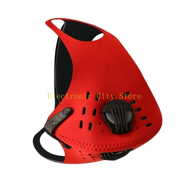 

Adjustable Reusable Face Protections withCarbon Filters Valves for Cycling Sport Mouth Cover HU8D