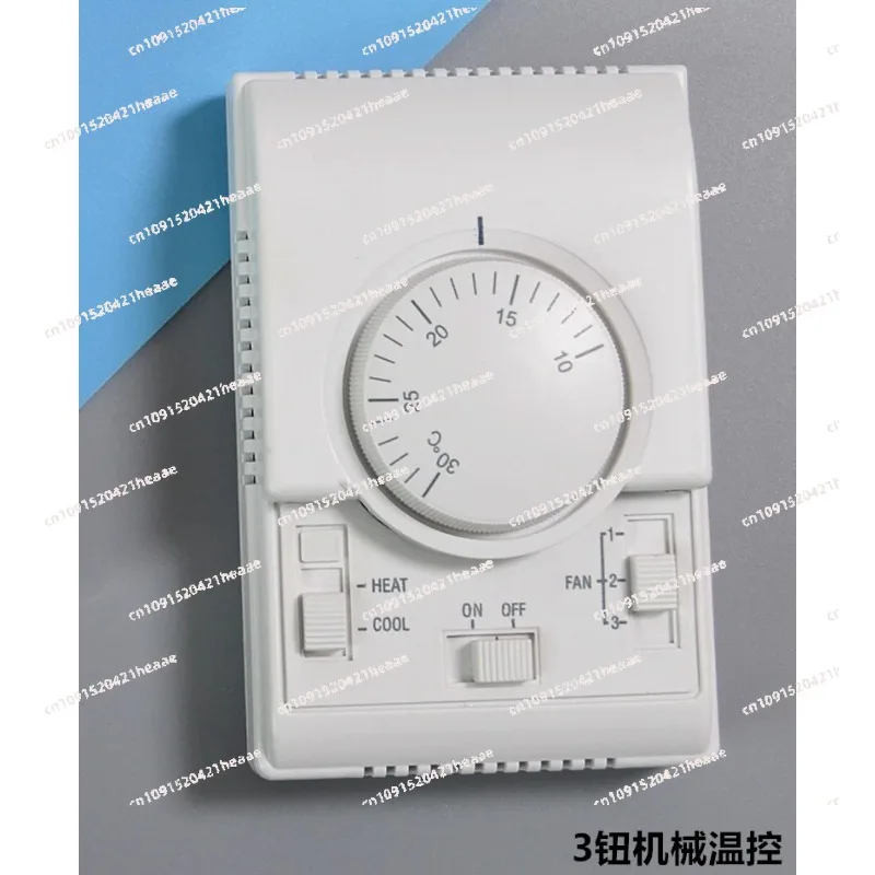 Suitable for panel  interruptor  perilla, interruptor  tres velocidades  Aire acondicionado Central, termostato mecánico