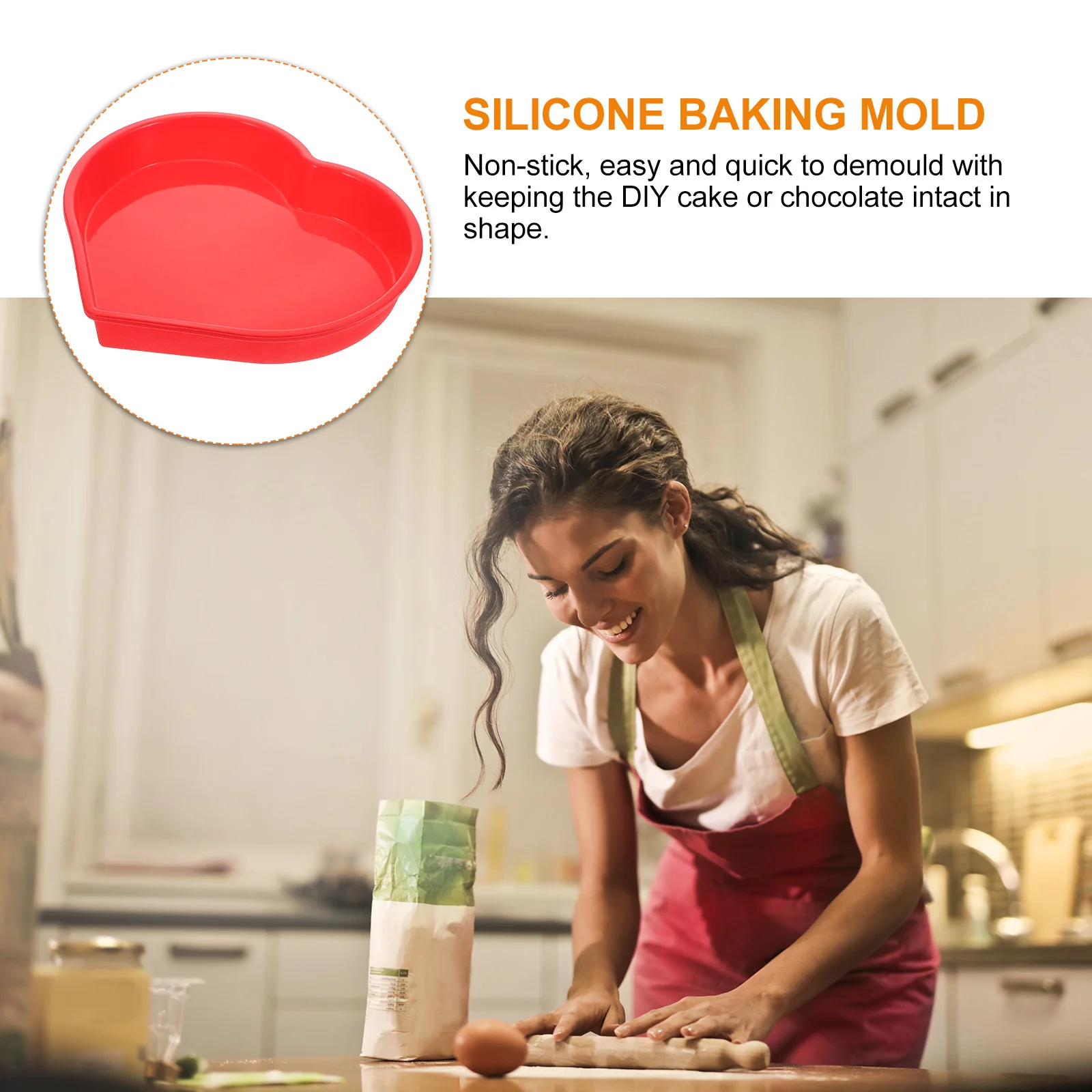 

Heart Chocolate Mold Shape Molds Making Baking Mould Silicone Cake Shaped Unique