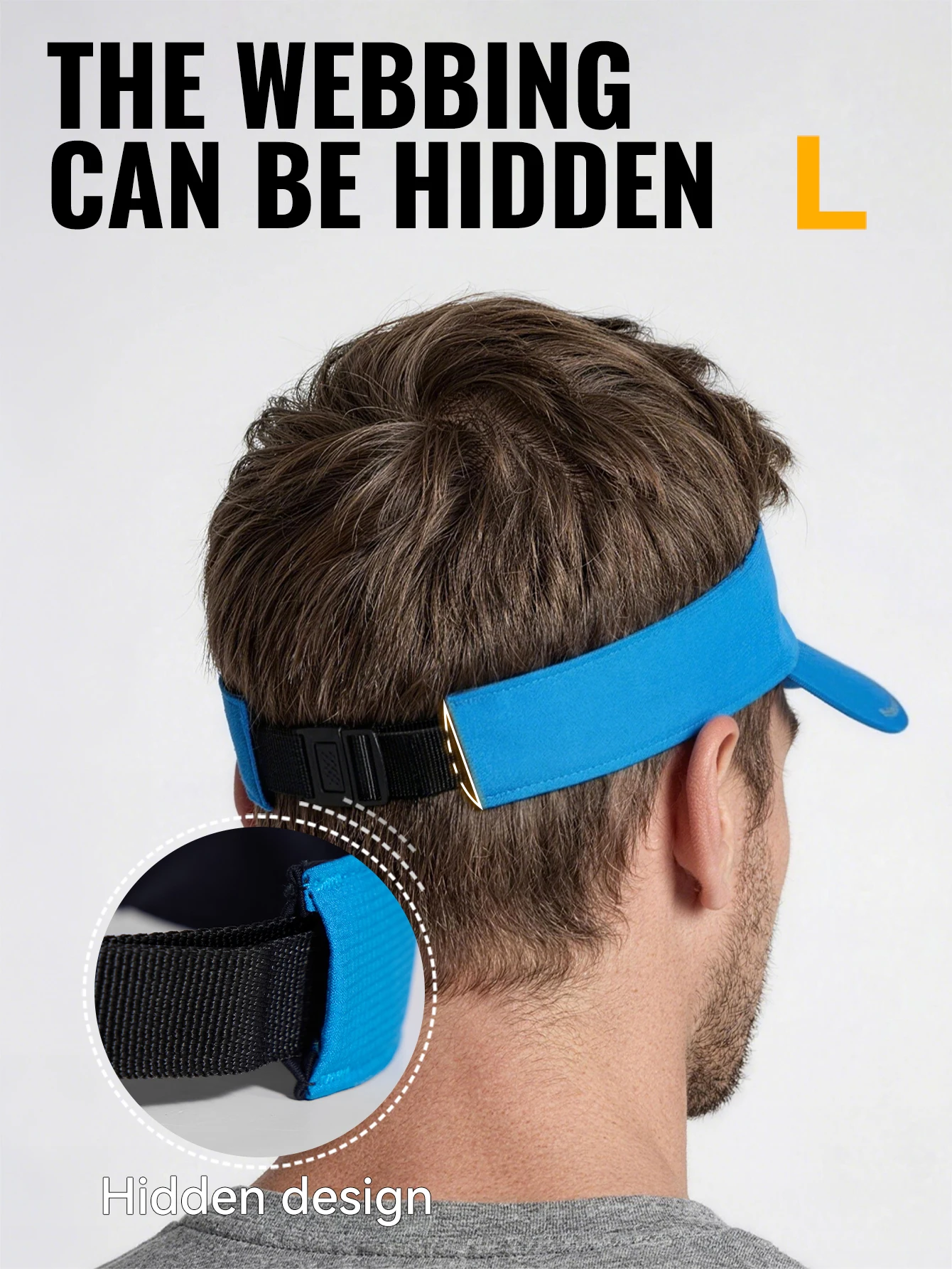 WRELS 1/2/3pcs Summer Sun Protection Empty Top Hat Breathable Sweat Absorbing Sun Visor Caps Outdoor Sport Running Tennis Caps