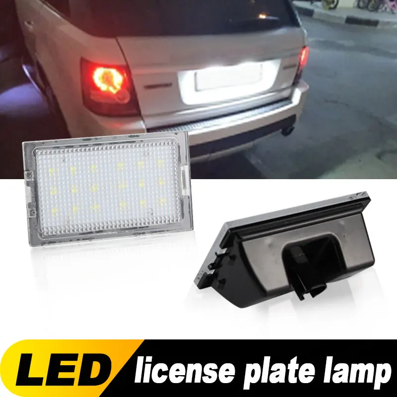 2pcs LED Number License Plate Light Lamps Bulbs for Land Rover Range Rover Sport (L320) 2005-2013,Series 3/LR3 (L319) 2005-2009