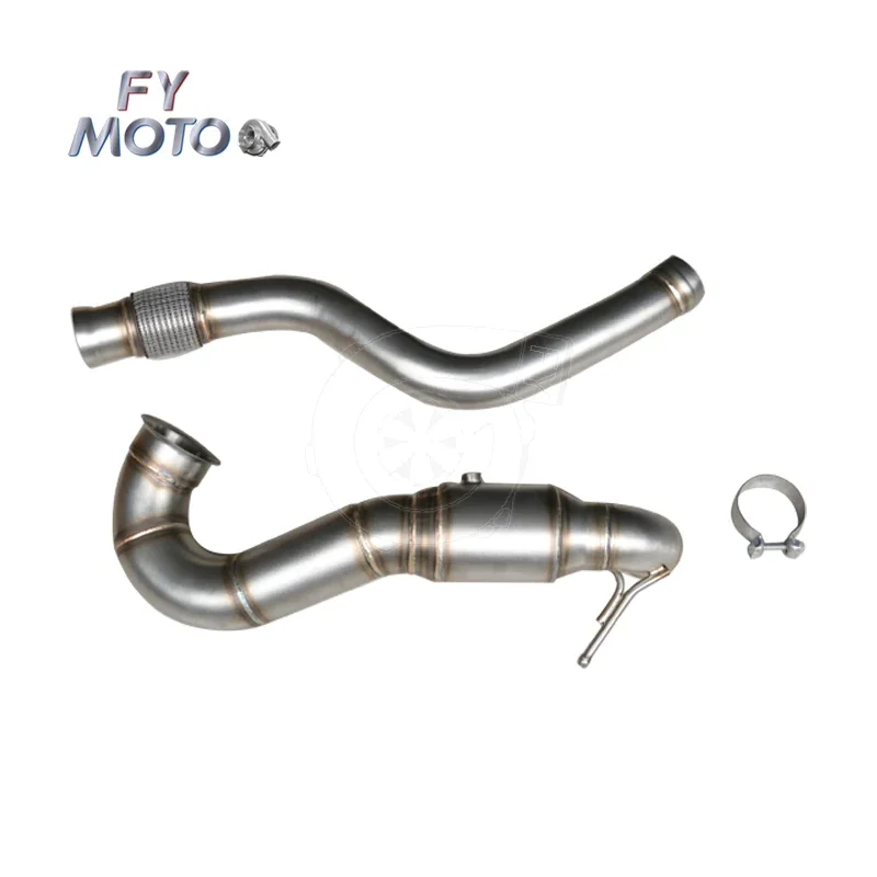 

3.5" Catted Exhaust Downpipe For Mercedes AMG A45 Ben G CLA45