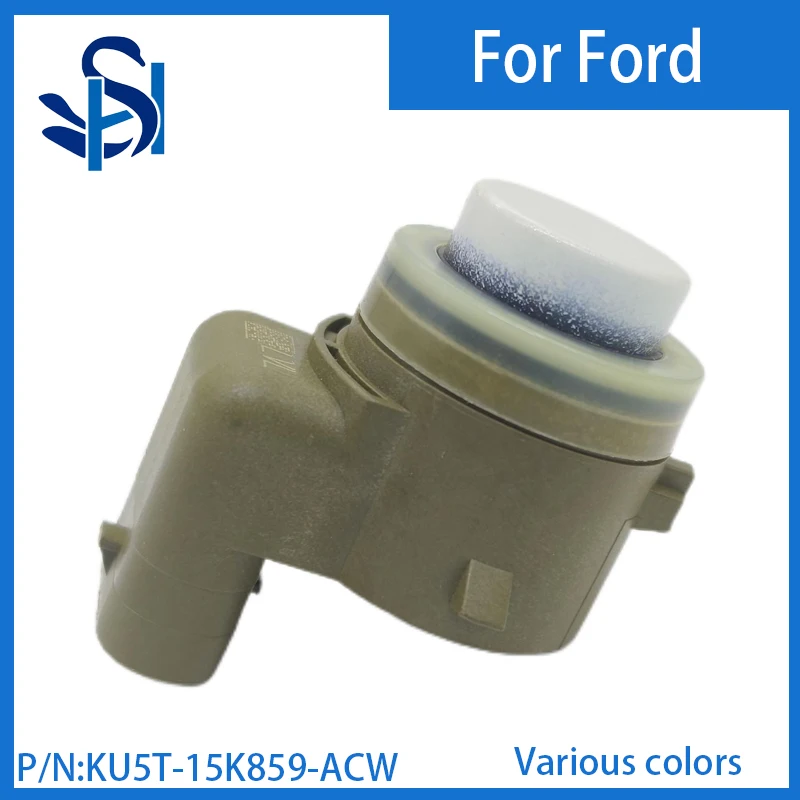 PDC Sensor de Estacionamento Radar, Brilho Cor Branca, Fit para Ford, Escape, Foco, Kuga, Bronco, KU5T-15K859-ACW