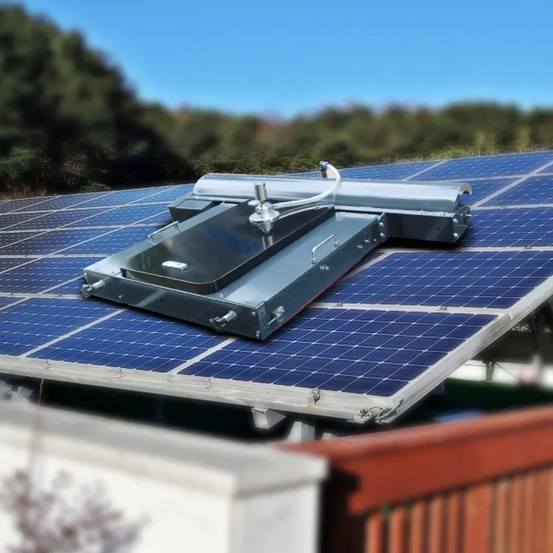 Zero Emissions Photovoltaic Cleaning Robot For Floating Solar Farms Robot Photovoltaic Cleaning Equipment
