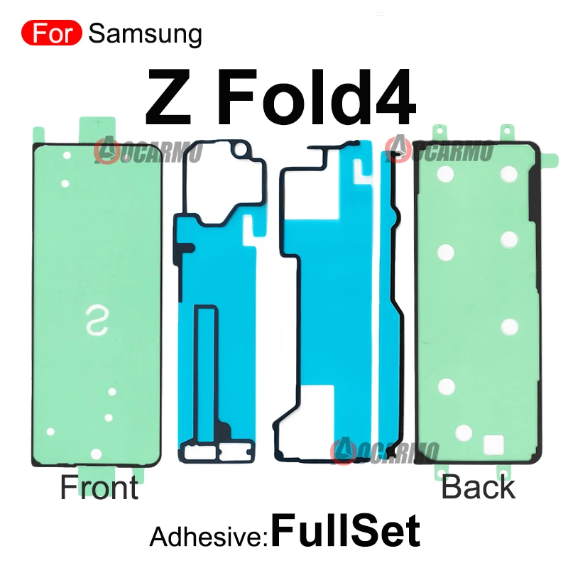 For Samsung Galaxy Z Fold4 Z Fold5 F946 F936 Front LCD Sticker Back Cover Adhesive Glue Replacement