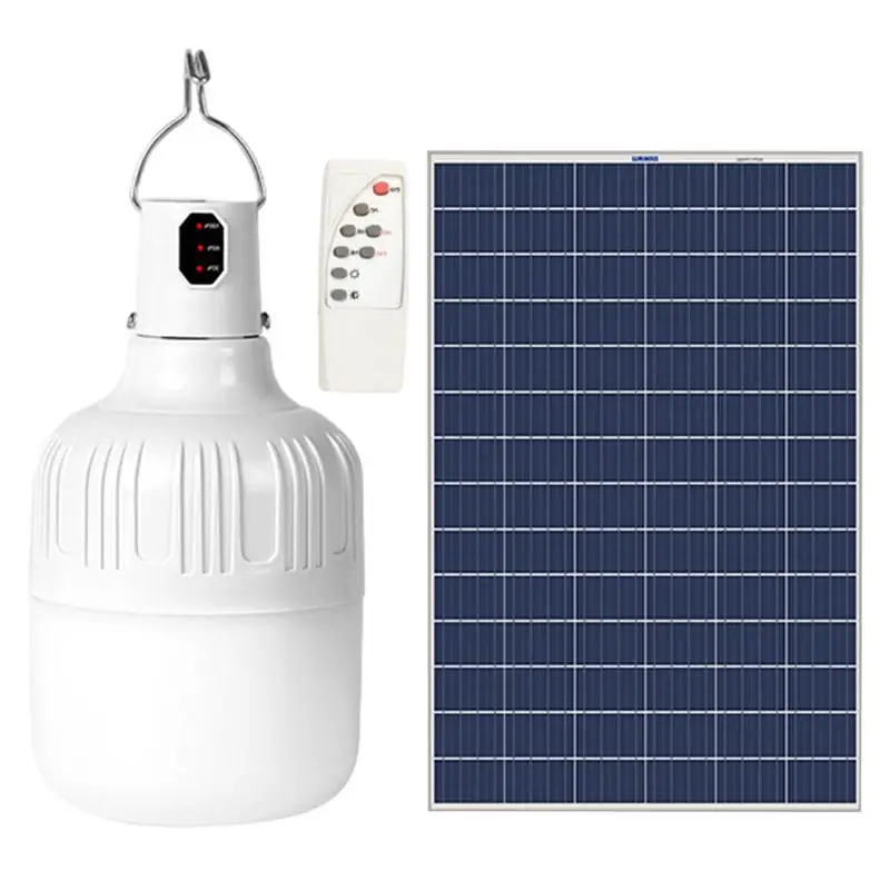 

Solar Light Bulb Outdoor 3 Modes Solar Bulb Portable Bulb Adjustable LED With Timer Remote Batteried For Lawn Garden Yard