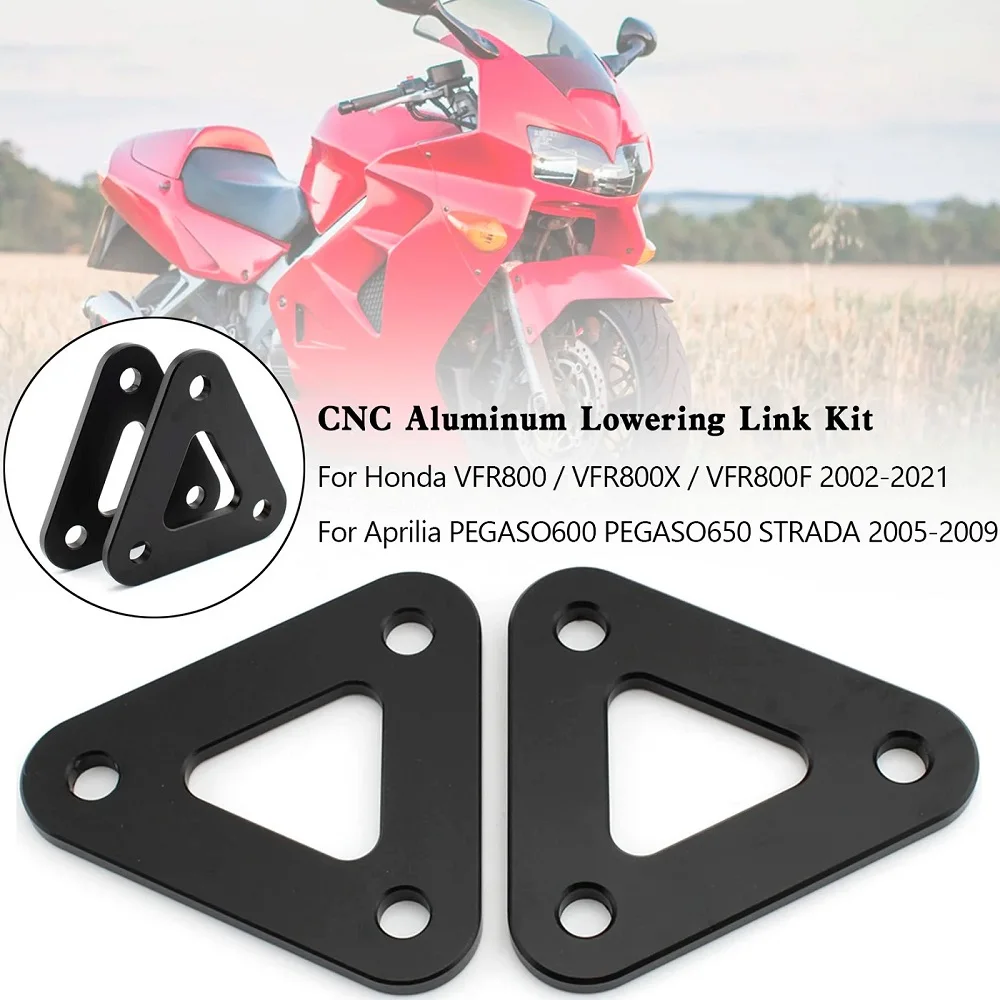 

20mm Motorcycle Rear Suspension Shock Absorber Body Seat Lowering Kit Linkage For Honda VFR800X/F Aprilia PEGASO 600/ 650 STRADA