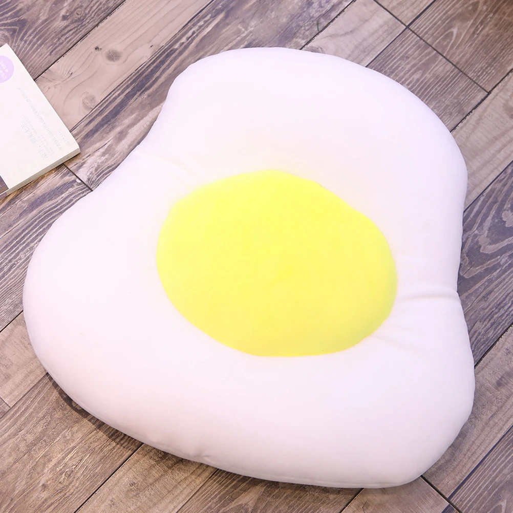 

Poached Egg Pillow Cute Pillows Decorative Bed Small Round Throw Eggs Miniature Sofa Soft