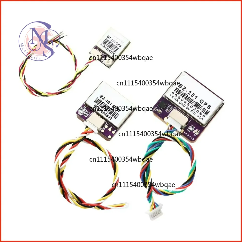 ZOCI-BZ-251 BZ-181 BZ-121 GPS Module Dual Protocol FPV Return Hover F7 F4 Flight Control Fixed Wing Return Rescue Drone Parts