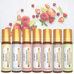 EUQEE 10ml Strawberry Cherry Watermelon Peach Fruit Fragrance Oils For Aromatherapy Diffuser Candle Making Premium Perfume Oil