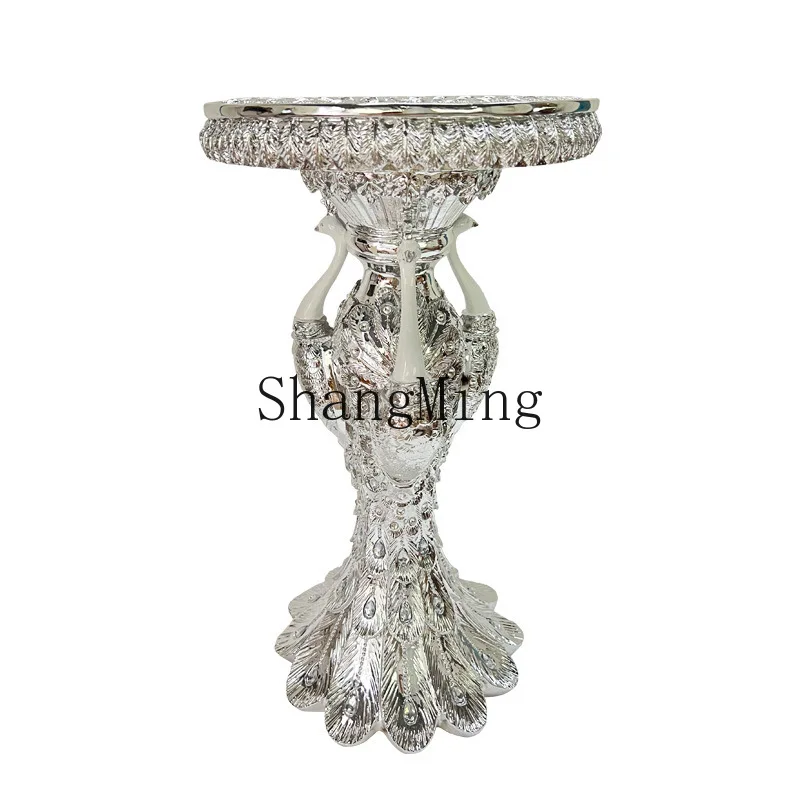 

CL creative office hotel peacock ornament opening housewarming gift living room large floor-to-ceiling home decoration