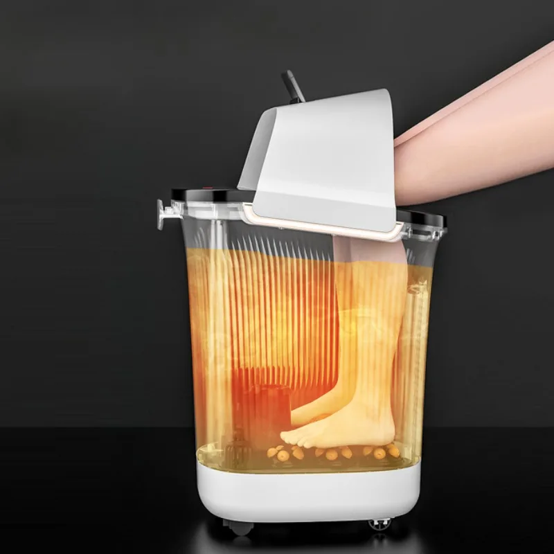 

Mobile Phone Frame Design Foot Bath Bucket Automatic Heat Fumigation Foot Bath Machine Calf Knee Constant Temperature Bath Foot