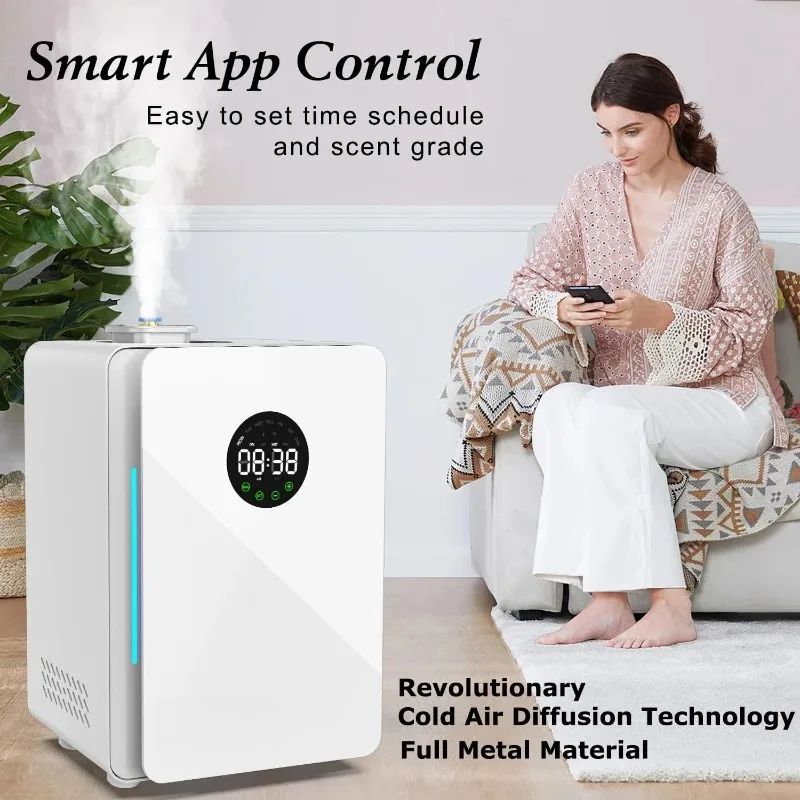 Wall Mounted Commercial Automatic Fragrance Diffuser Intelligent Atomization Aromatherapy Machine Beauty Salon Fragrance Machine