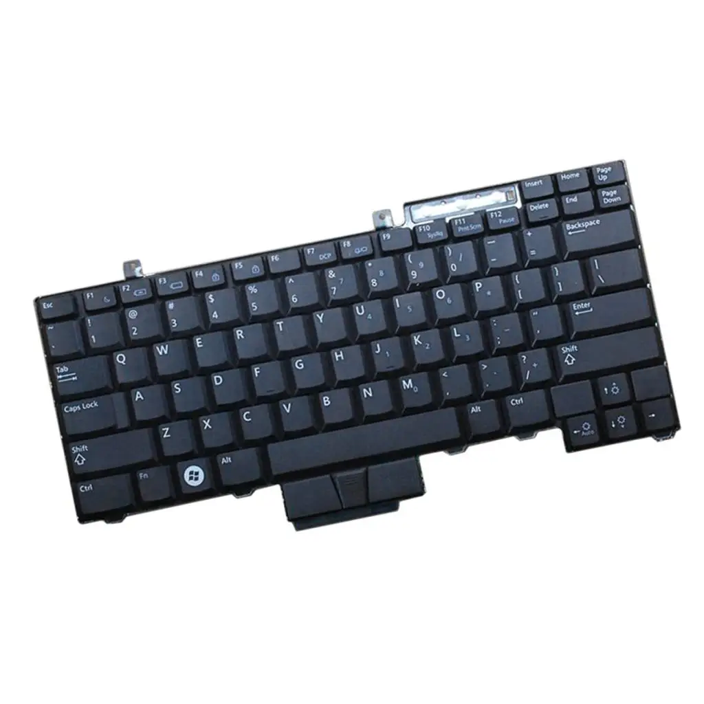 Backlit Laptop Keyboard Black US Layout Replacement Plastic Keyboard for Dell Latitude E6400 E6410 E5500 E5510 Series