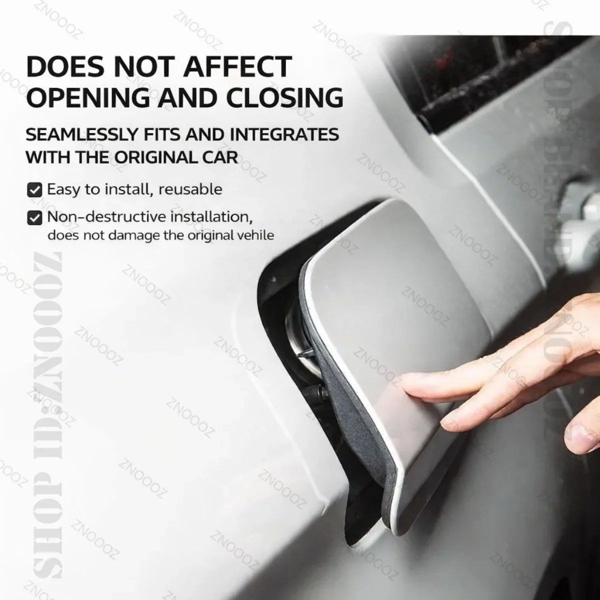 Car Seal Strip Rubber Double Layer Dustproof Waterproof Sealing Protector Gas Cap Trim 1pc Fuel Tank Cover For Lexus UX