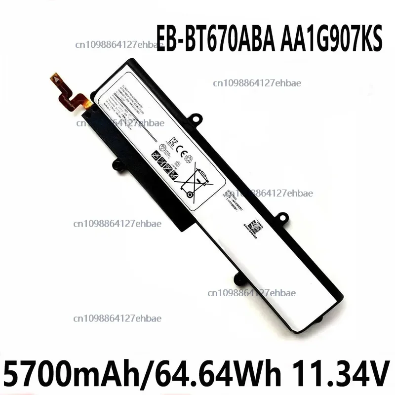 

EB-BT670ABA AA1G907KS 5700 мАч/64,64 Втч 11,34 В аккумулятор для ноутбука Samsung Galaxy View 18,4 дюйма SM-T670 SM-T677A Series Быстрая доставка