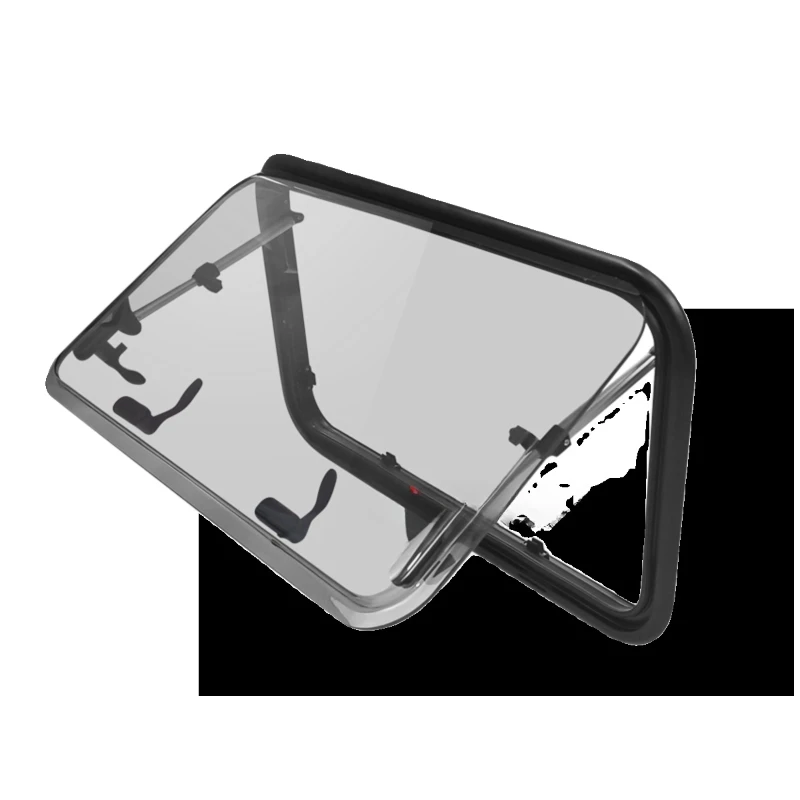 RV special window push rounded corner window double acrylic with screen window with sunshade RV windows RV accessories