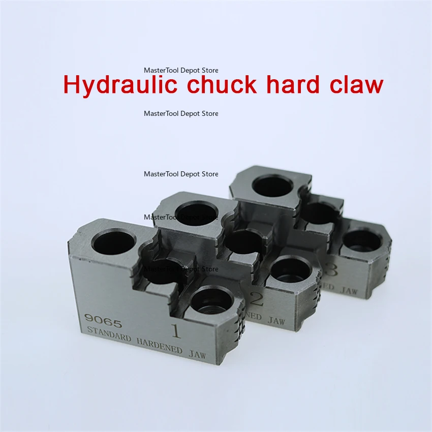 HJ-10 / HJ-12 Hydraulic Chuck 3-jaw Hard Claw 10-inch 12-inch Hydraulic Chuck Oil Pressure Chuck Jaw For Mechanical CNC Lathes