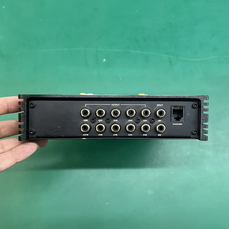 10 channel DSP amplifier power boost device 31 band high power car audio DSP processor
