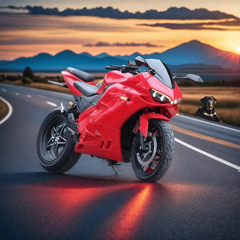 Zuimi HAMA 8000W Peak Bicicleta elétrica da sujeira para adultos, motocicleta off-road 72V 150 km/h de alta velocidade, 45AH de longo alcance para corrida adulta E-