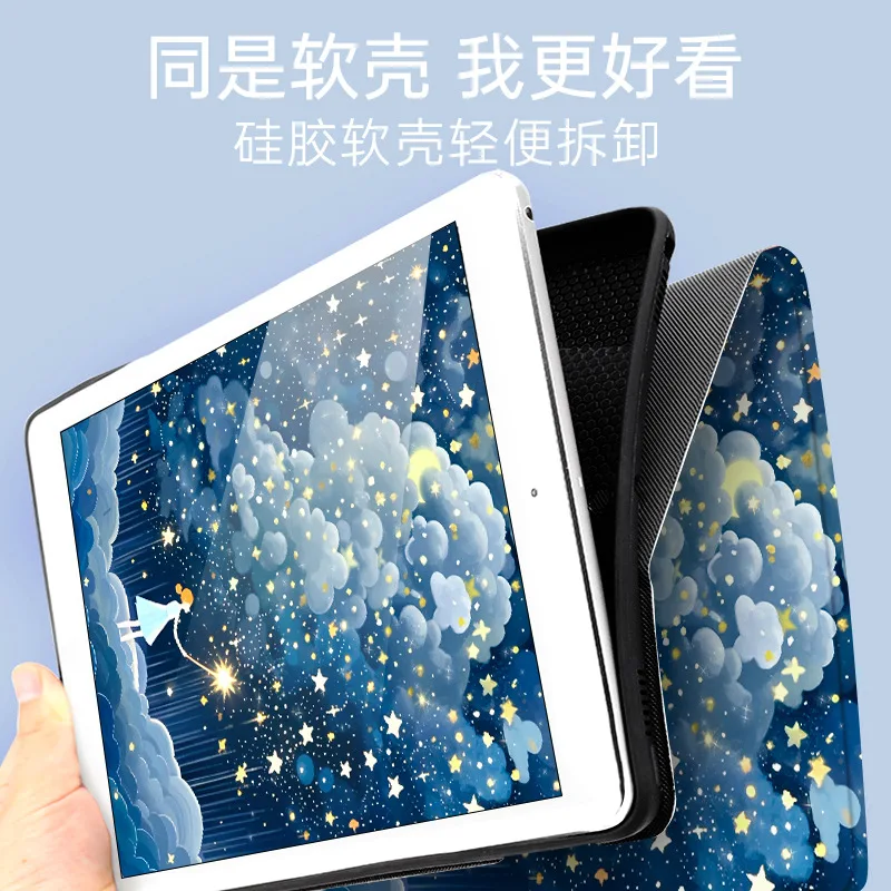 For Lenovo Xiaoxin New Pad Pro 12 7 2025 Case Cartoon Stars Cats Tablets Cover For Lenovo Idea Tab Pro 12.7 Tab P12 2023 Case - Image 4