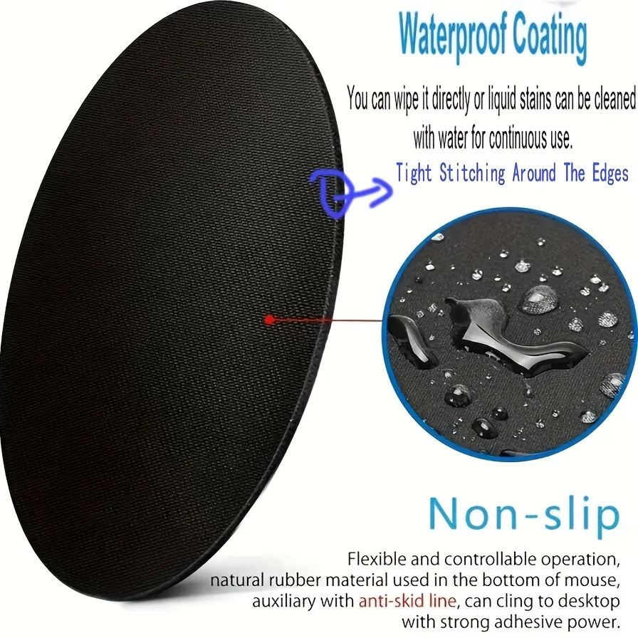 أزياء الكرتون كرة القدم جولة ماوس الوسادة المضادة للانزلاق المطاط قاعدة المحمولة مكتب مكتب منصات الكمبيوتر المحمول الكمبيوتر الملحقات