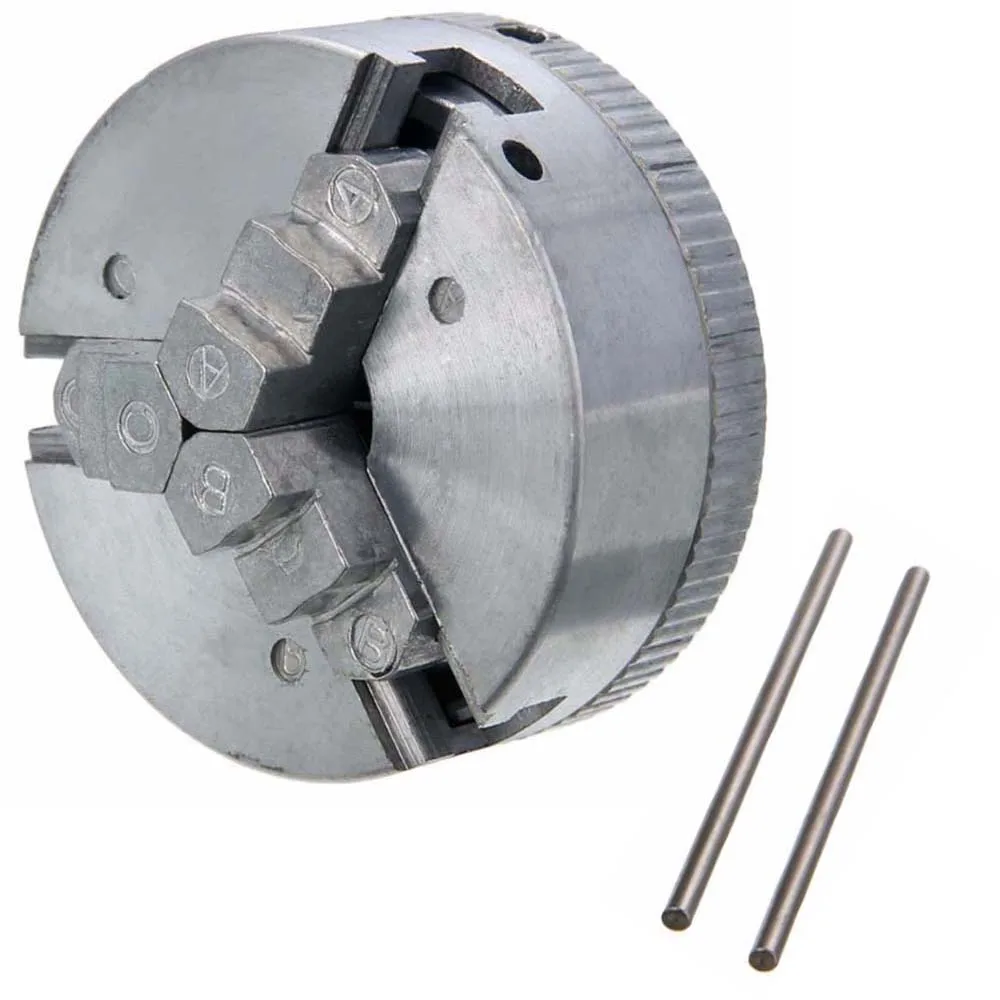Mini Drill Chuck Z011 Zinc Alloy 3-Jaw Chuck Clamp Accessory for Mini Metal Lathe Milling Collet Chuck