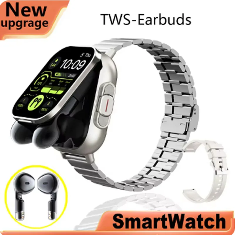 Nieuwe Bluetooth Headset Smartwatch Twee-In-Één Full-Screen Touch Bluetooth Call Hartslag Bloed Zuurstof Armband Voor Huawei Nova 11