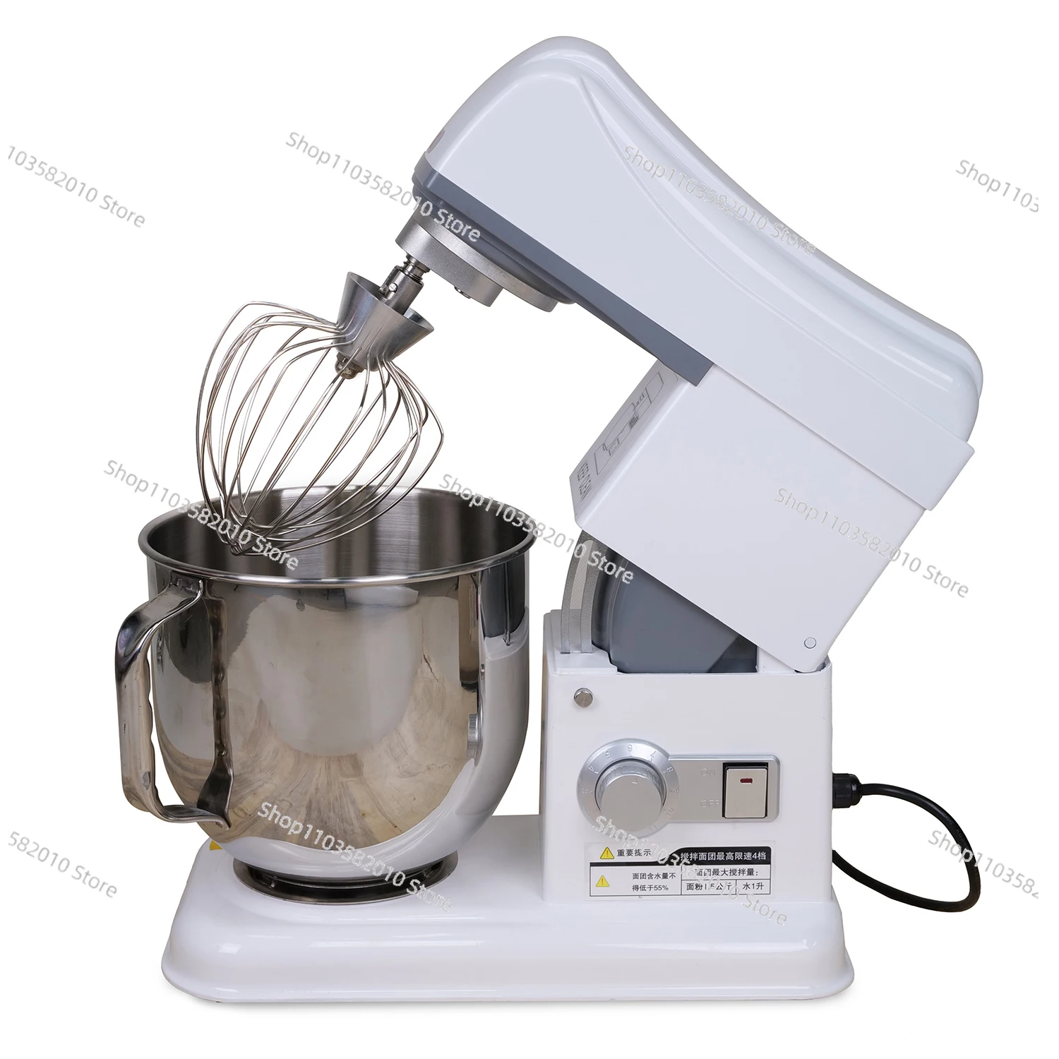 Commercial Dough Baker Multifunctional 3-inch 17L Spiral Food Mixer