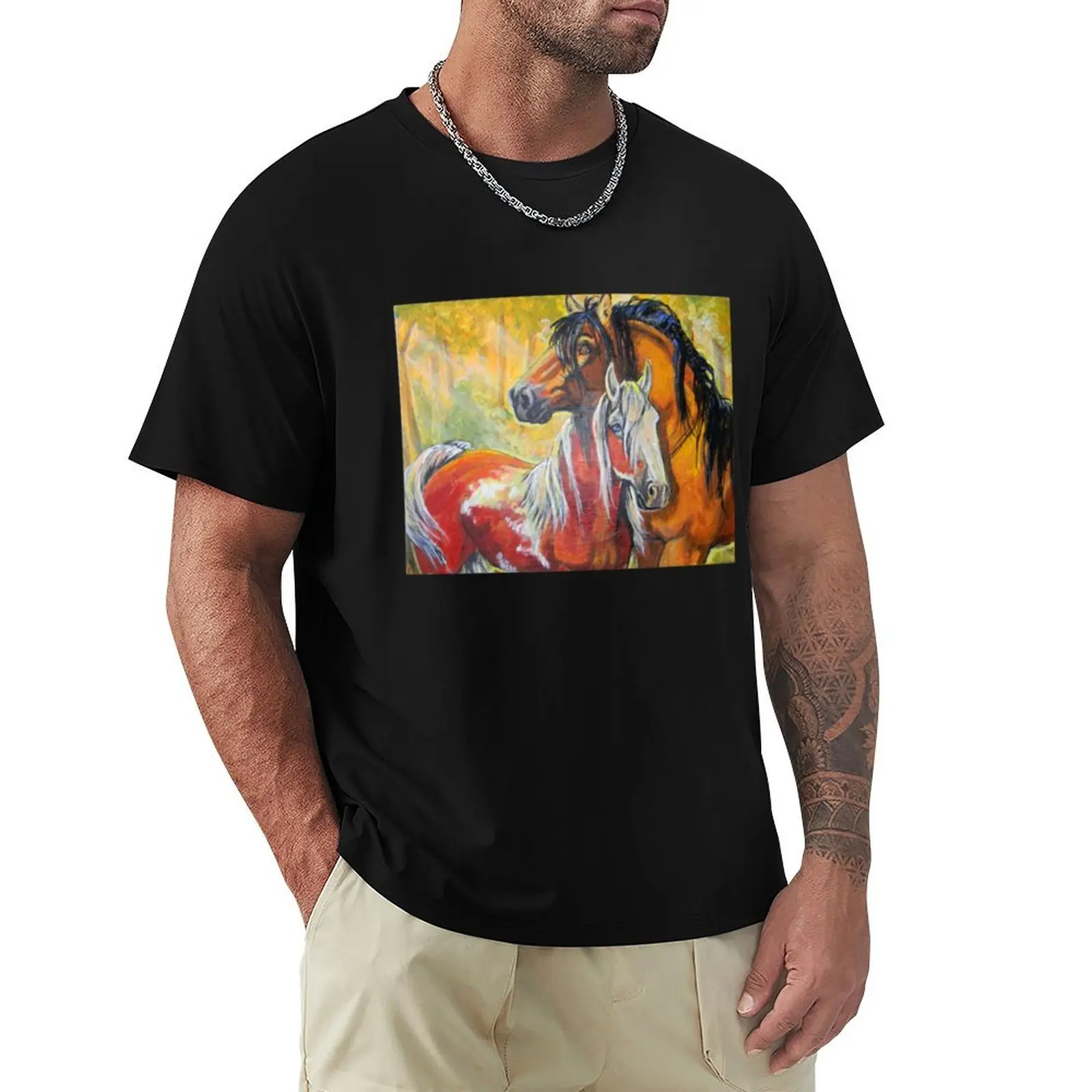 

Spirit Stallion Of The Cimarron T-Shirt man clothes Short sleeve tee mens designer t shirt