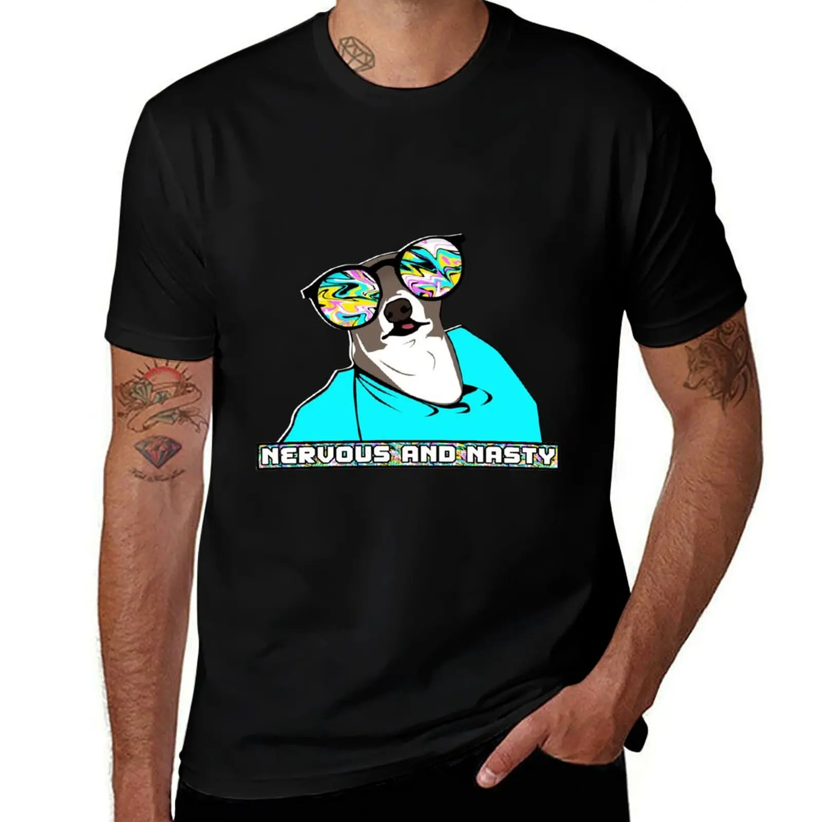 

Kermit Dog T-Shirt blue archive rapper graphic tees mens designer clothes