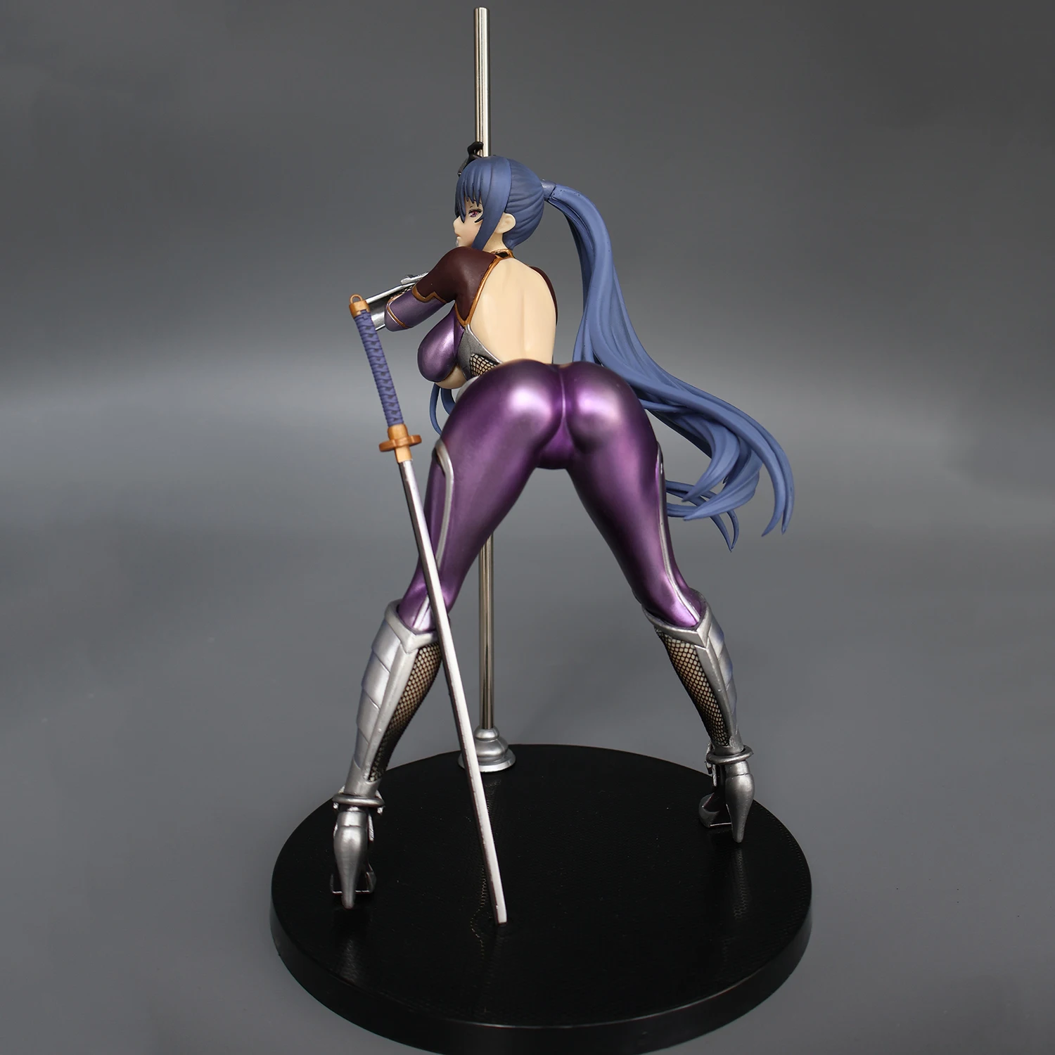 

22CM Akiyama Rinko 1/7 Pole Dance Ver Sexy Girl Anime Action Figures PVC Hentai Collection Doll Model Toys Gift Figurine
