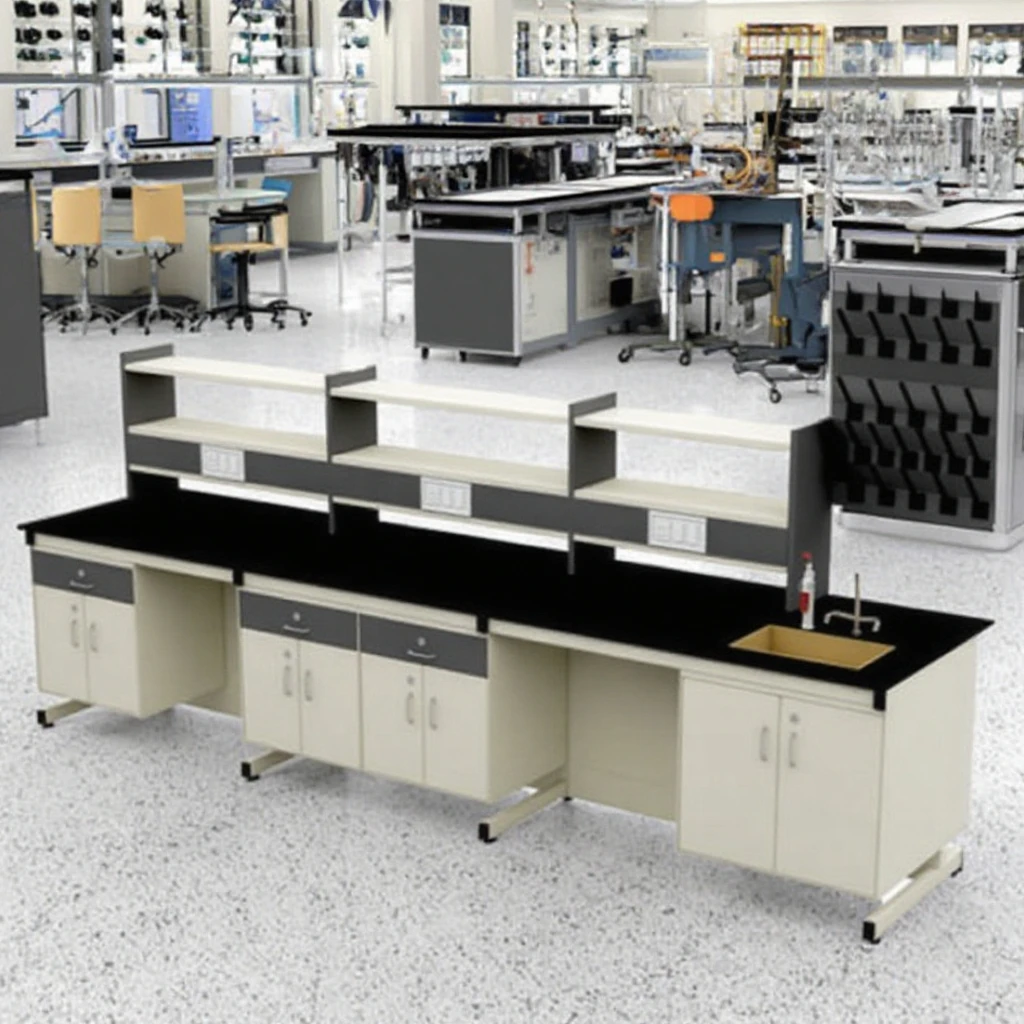 Workstation Biology Clean Price Densimetric Epoxy Resin Table Top Lab Furniture Bench