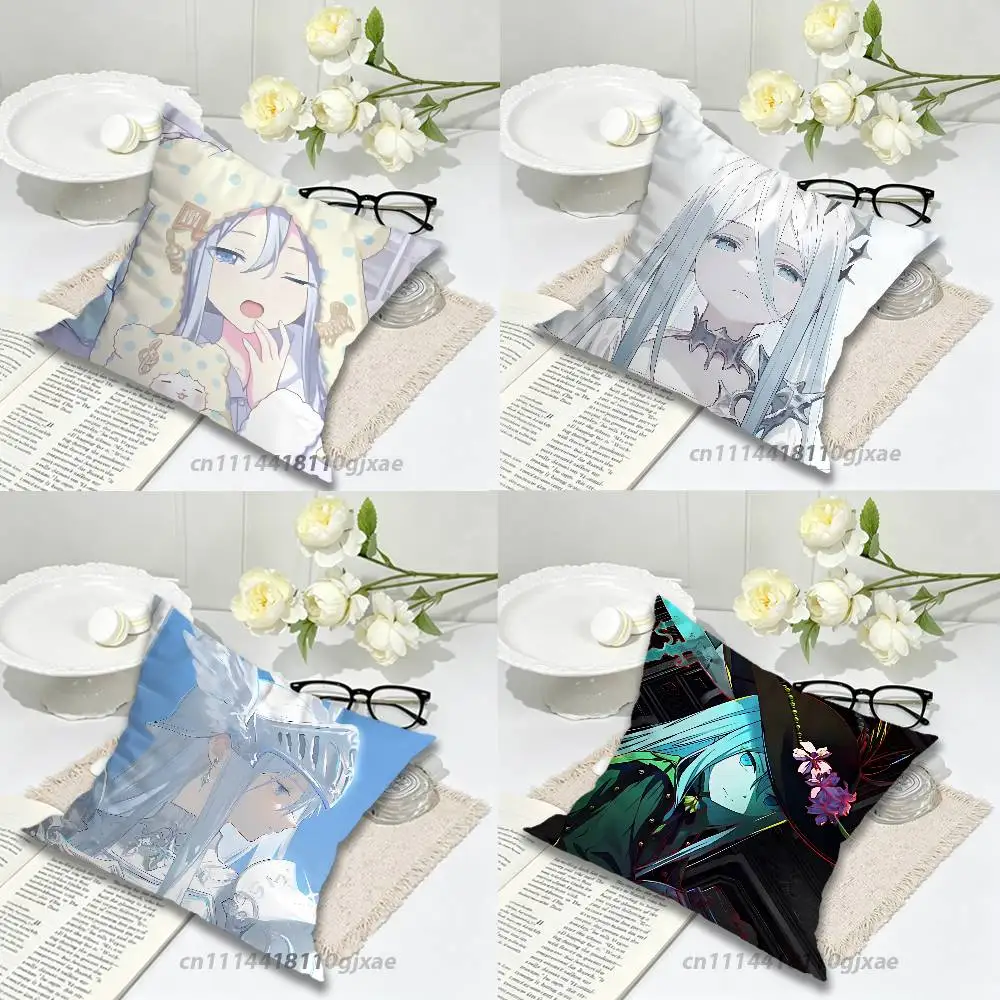 Project Sekai Y-Yoisaki Kanade Pillow Case Living Room Sofa Cushion Cover Suitable For Home Bedroom Room Decoration