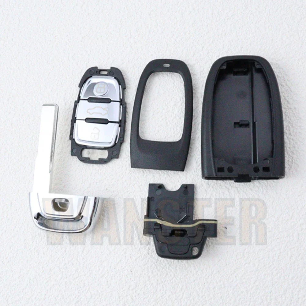 3 4 Bottons sostituisci Car Remote Key Shell Fob Case Housing per Audi A1 A4l A3 A4 A5 A6 A7 A8 Quattro Q5 Q7 R8 S4 S5 S6 S7 S8 TT